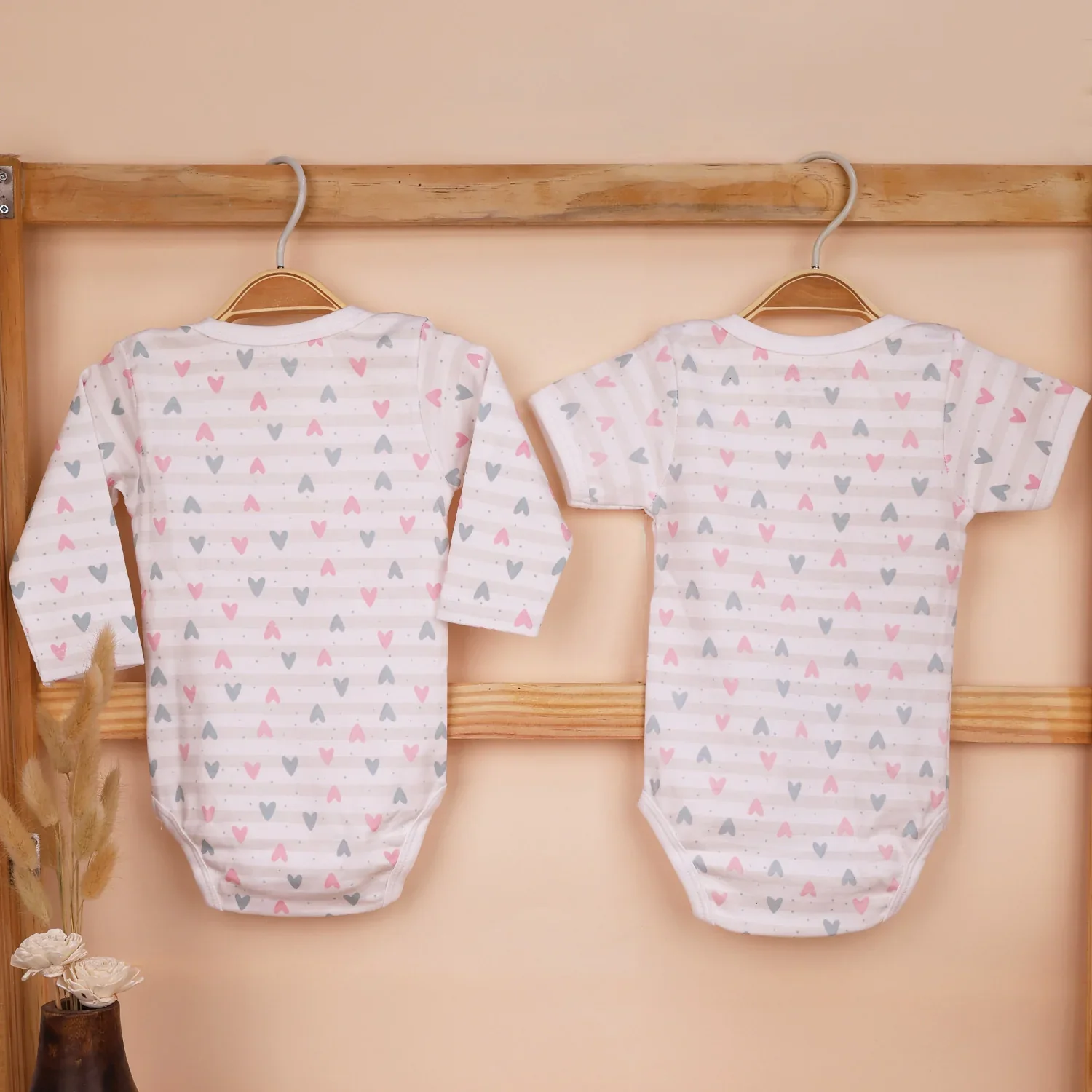 Baby Essential Gift Set | Baby Clothing Gift Combo | Pack of 5 | Little Hearts - Image 5