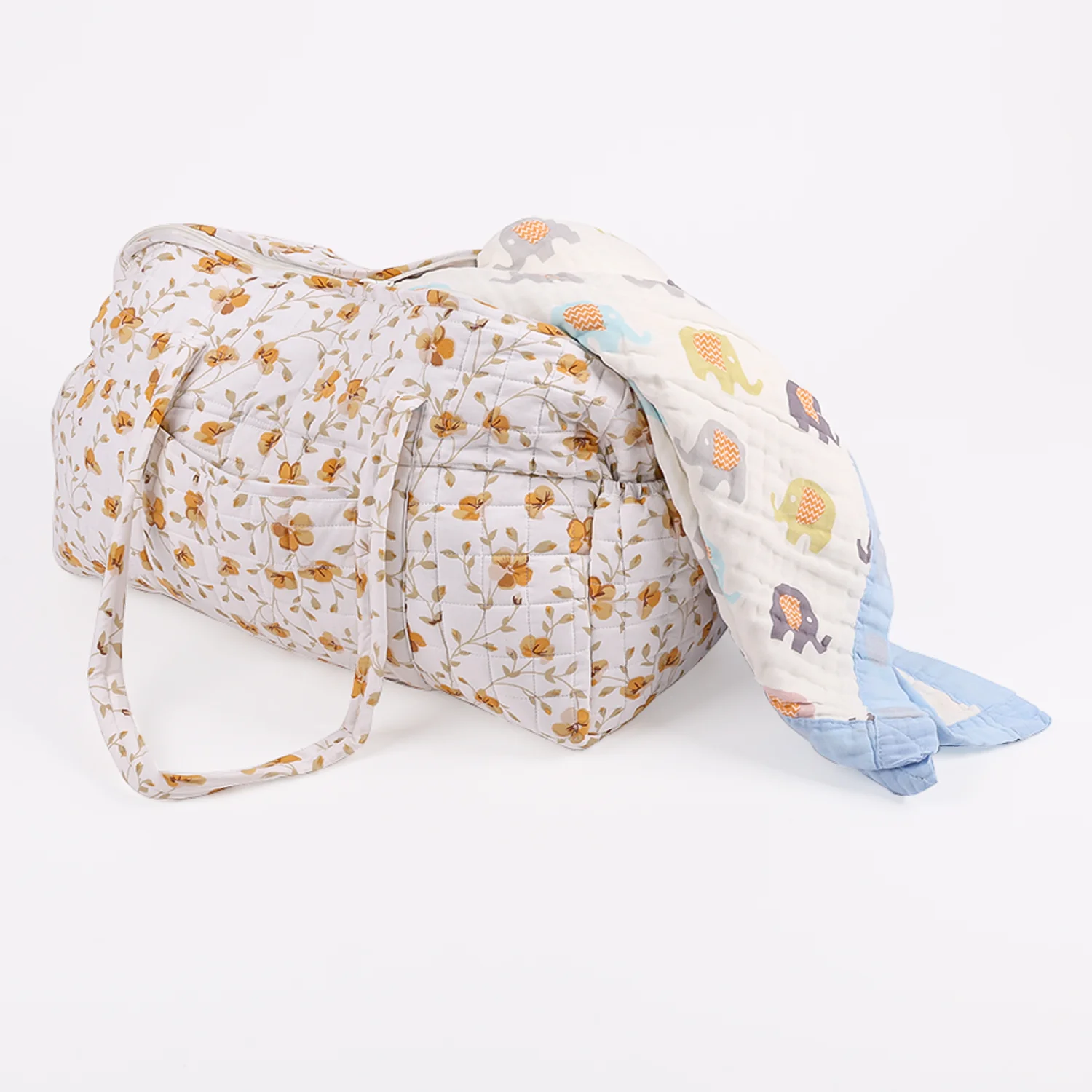 Baby Organic Cotton Diaper Carry Bag For Mothers | Bloom - Image 4